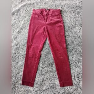 Banana Republic Sloan velvet pants Size 0